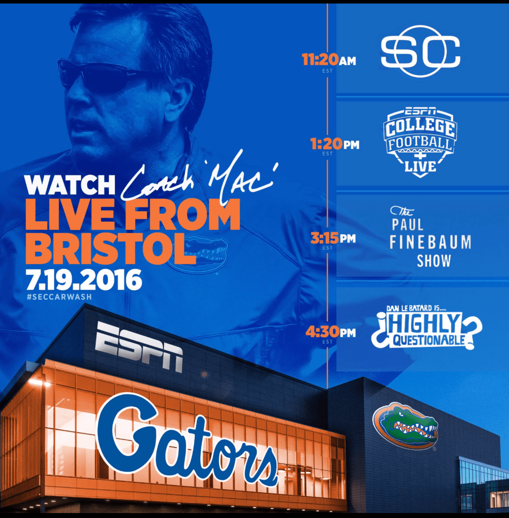 Coach Mac to appear on ESPN&nbsp;today