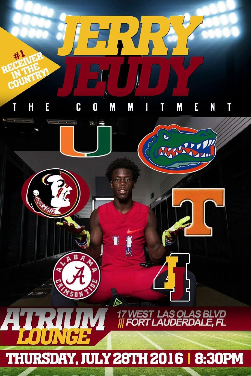 Gators WR target Jerry Judy to announce commitment&nbsp;tomorrow