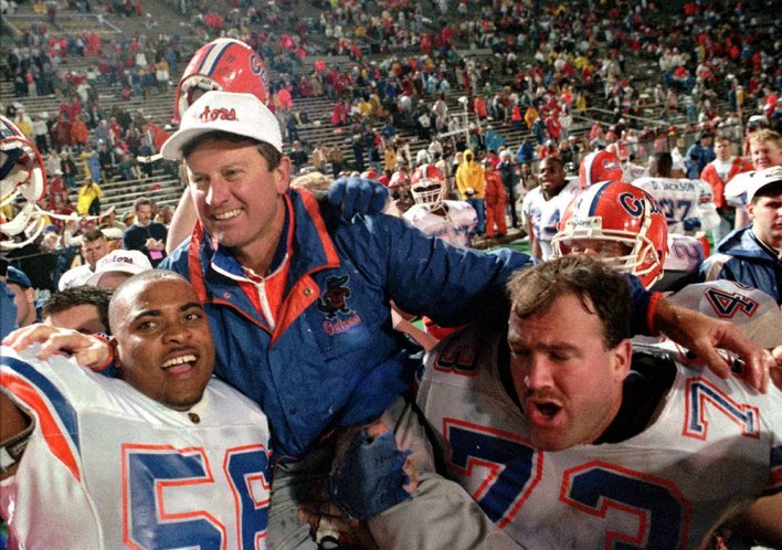 Steve Spurrier back home in the Swamp 