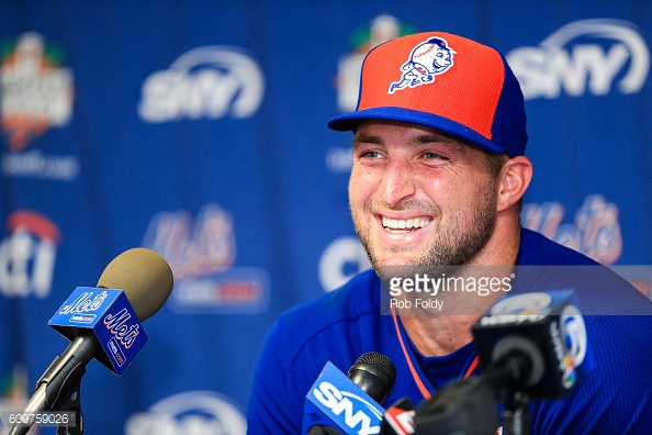 Mets to assign Tebow to Low-A&nbsp;Columbia