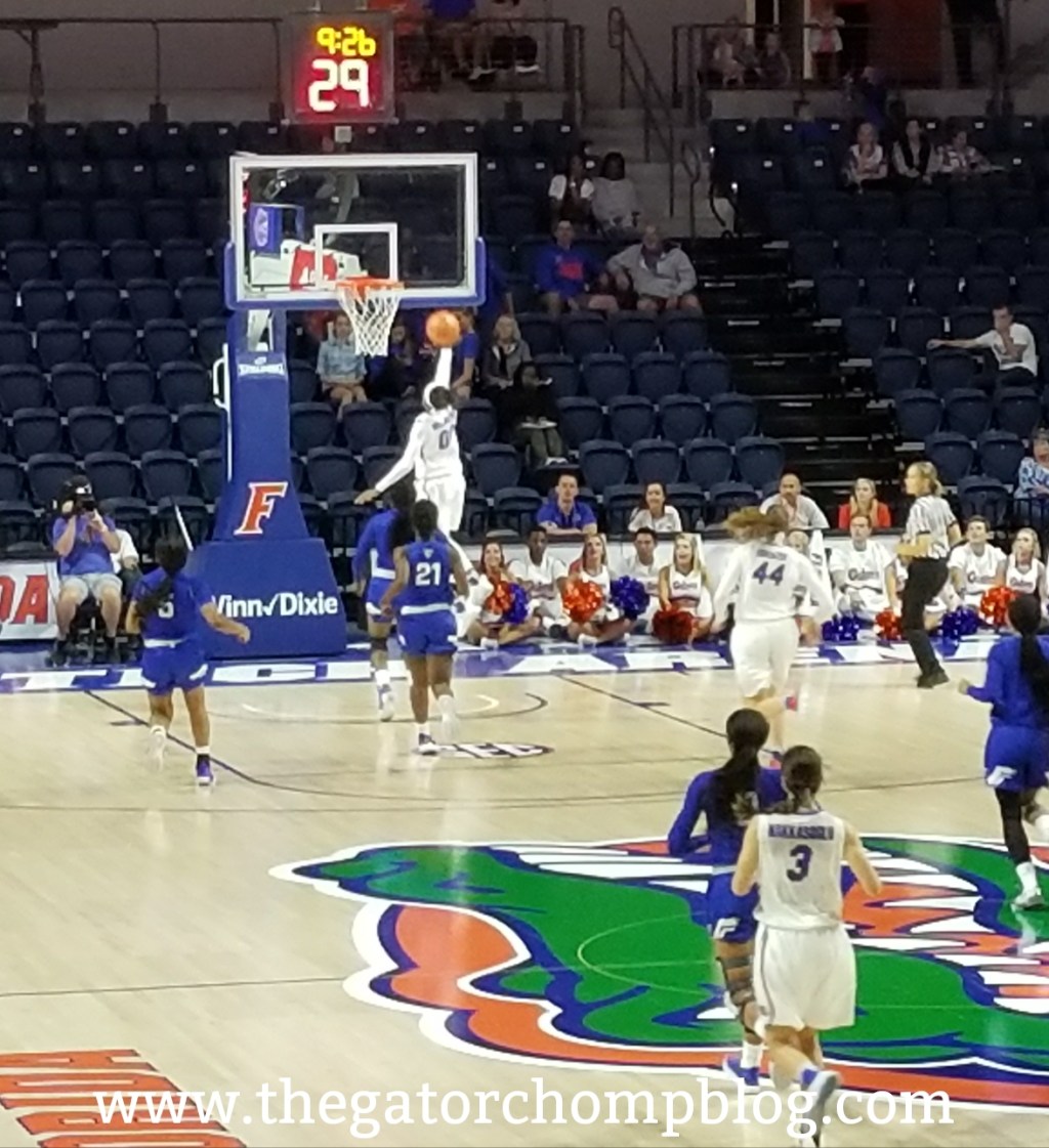 Florida women “gave people something to watch” in first&nbsp;win