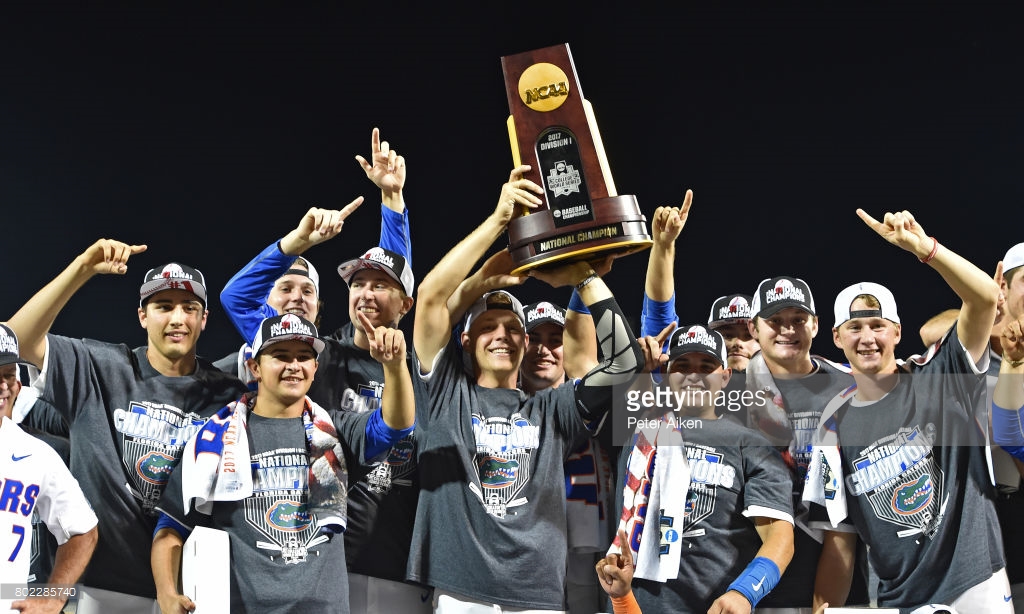 Baseball America names four Gators among top-100 college prospects for 2018&nbsp;draft