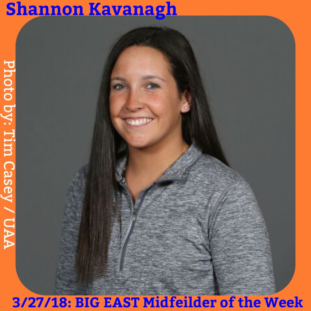LAX: Shannon Kavanagh named Big East Midfielder of the&nbsp;Week