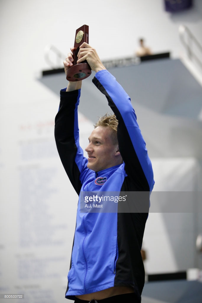 SWIM: Dressel sets American record in 50-free prelims, qualifies first overall in NCAA&nbsp;final