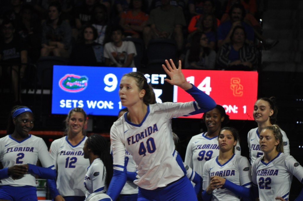VB: Gators pick up fourth SEC sweep in as many&nbsp;attempts