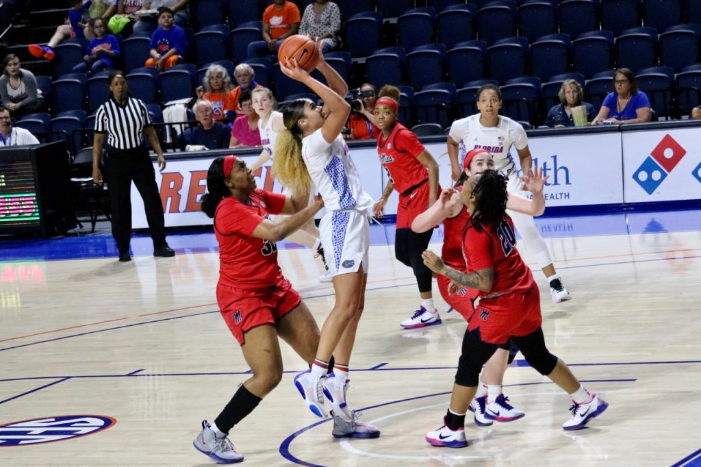 WBB: Gators top Ole Miss in&nbsp;thriller