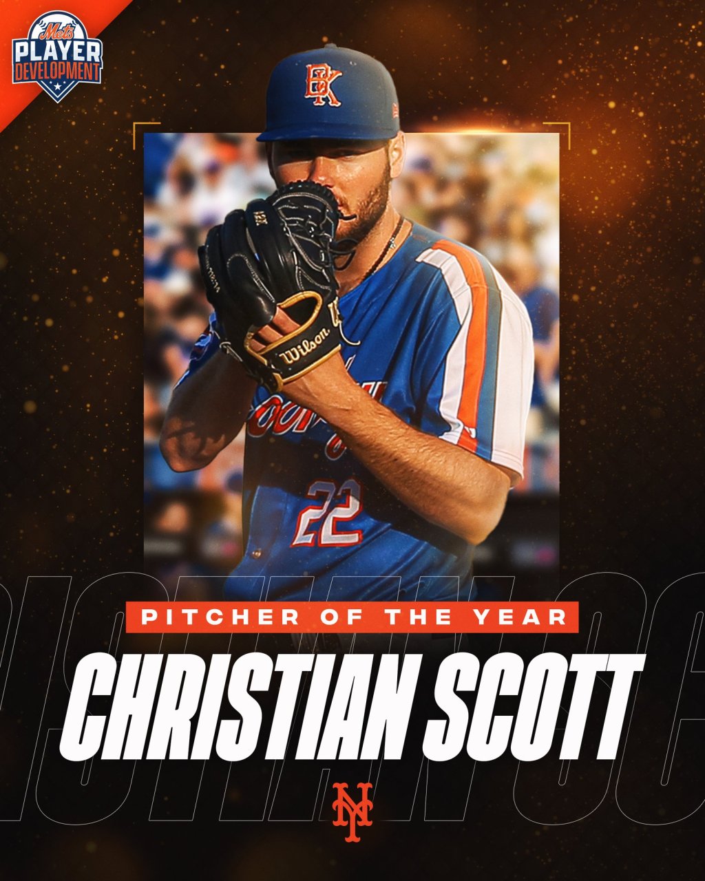 #GatorMade: Christian Scott Named Pitcher of the Year in Mets Farm&nbsp;System